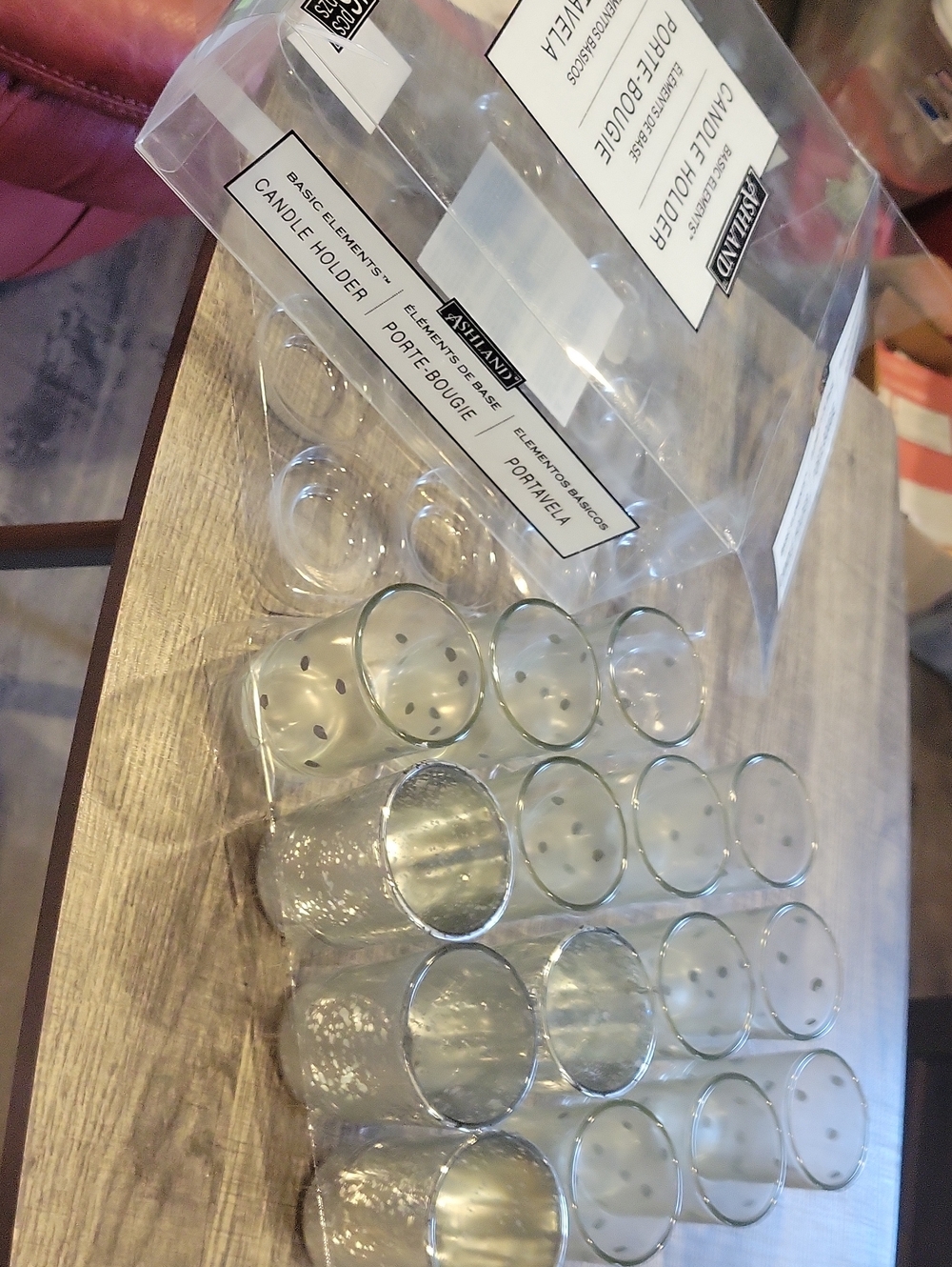 15 Pack Votive Candle Holder Cups/ Silver Decor/ Like New!